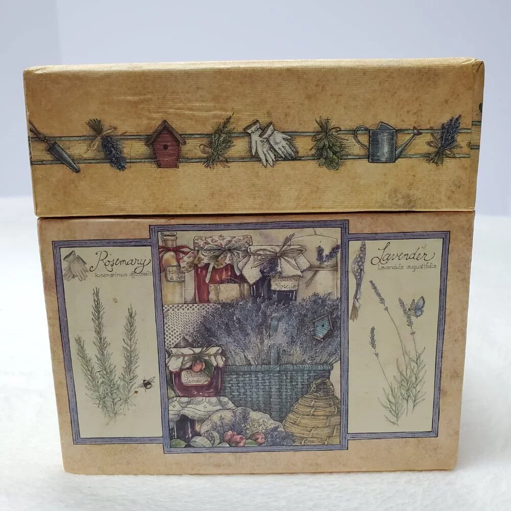 Small Decorative Storage Box Garden Seasonal Herbs Bob's Boxes Gift Box
